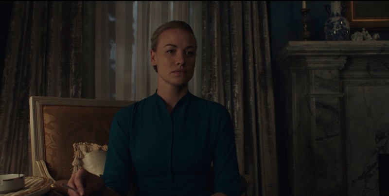 Yvonne Strahovski as Serena Joy, a former televangelist who is the Commander’s wife.